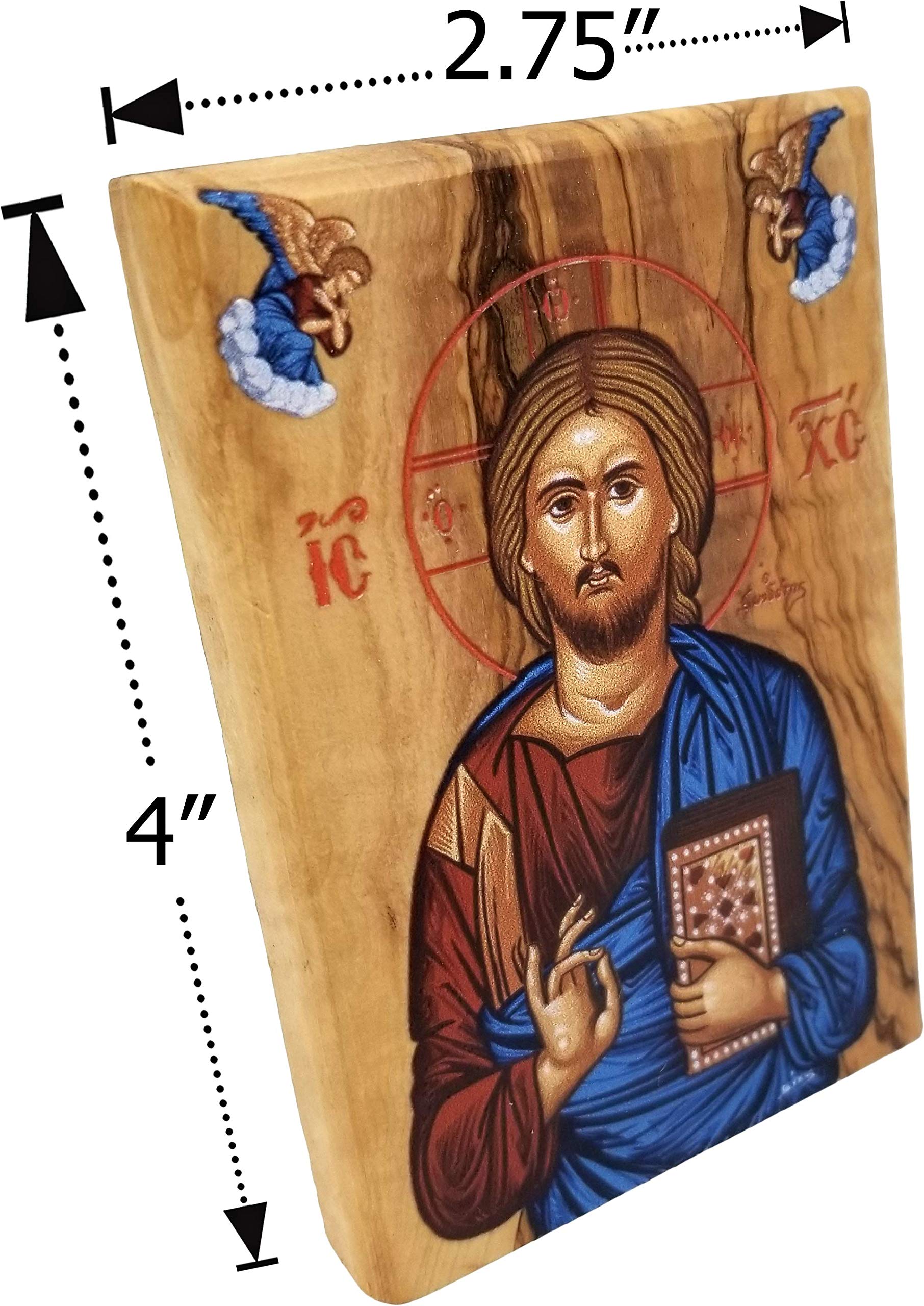 Amazon.com: Logos Trading Post Holy Land Olive Wood Full Color